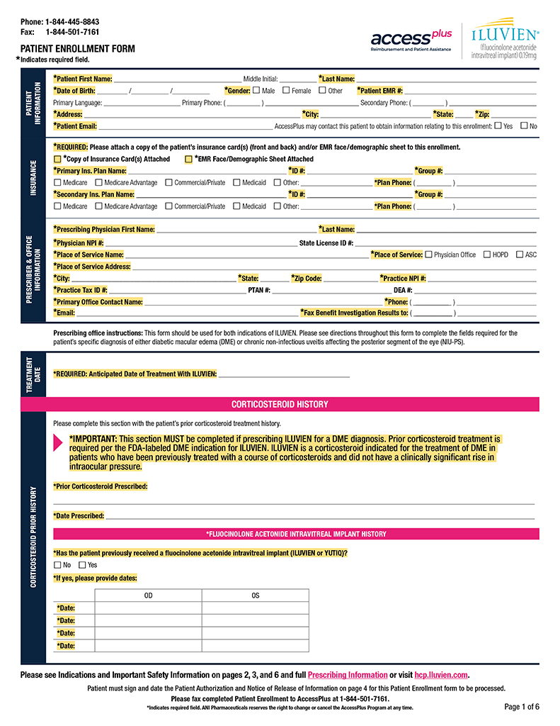 ILUVIEN-AccessPlus-Patient-Enrollment-Form-DME-NIU-PS_Thumbnail